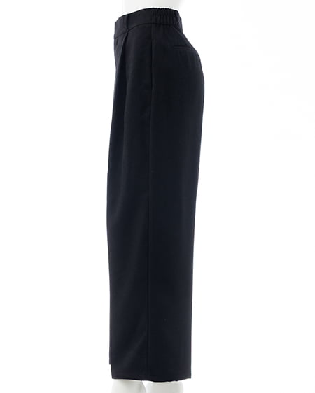 INGNI(イング) センタープレスワイドパンツ クロ