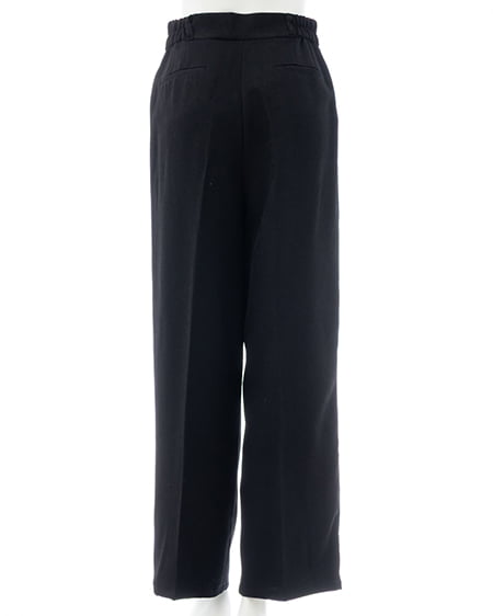 INGNI(イング) センタープレスワイドパンツ クロ