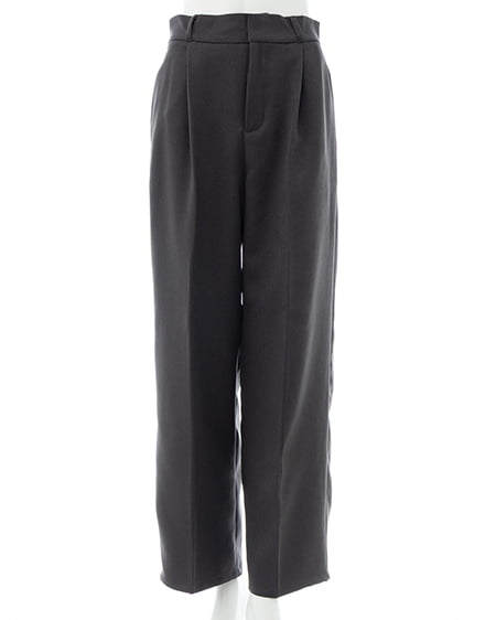 センタープレスワイドパンツ
