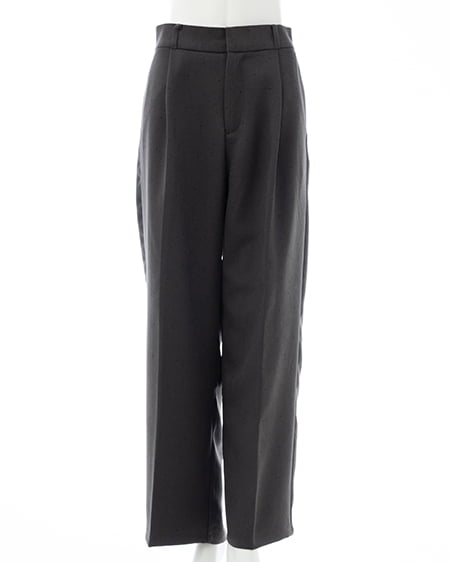 センタープレスワイドパンツ