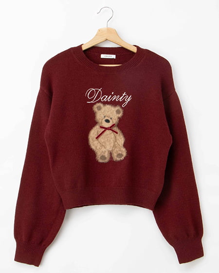 フェザーベアーニット