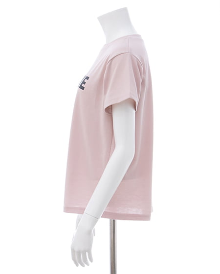 INGNI（イング） ロゴプリントTシャツ ﾋﾟﾝｸ/ｽﾐｸﾛ
