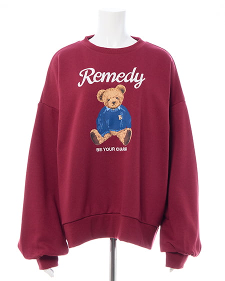 INGNI（イング） ベアロゴスウェットチュニック ﾎﾞﾙﾄﾞｰ