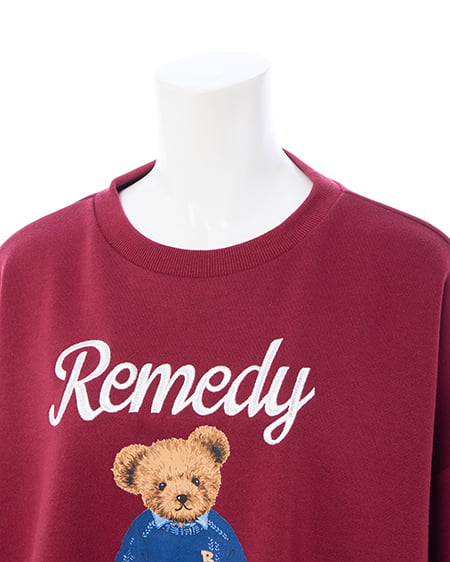 INGNI（イング） ベアロゴスウェットチュニック ﾎﾞﾙﾄﾞｰ