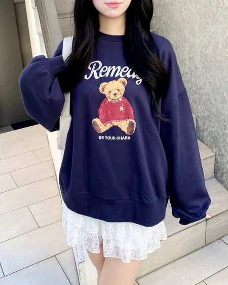 【10／14までの限定価格】【WEB限定】ベアロゴスウェットチュニック