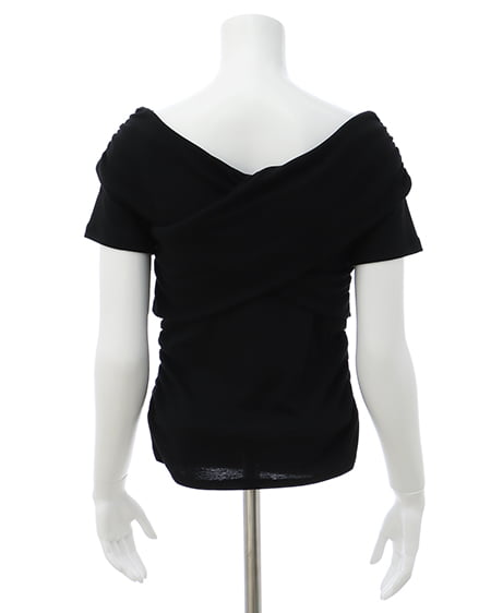 INGNI（イング） クロスオフショルトップス ｸﾛ