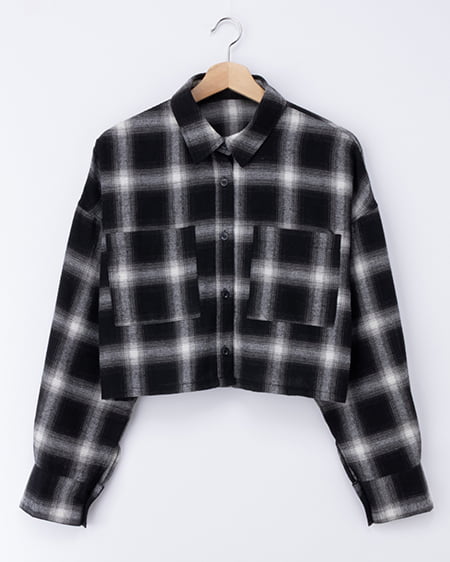 【WEB限定】チェックショートシャツ