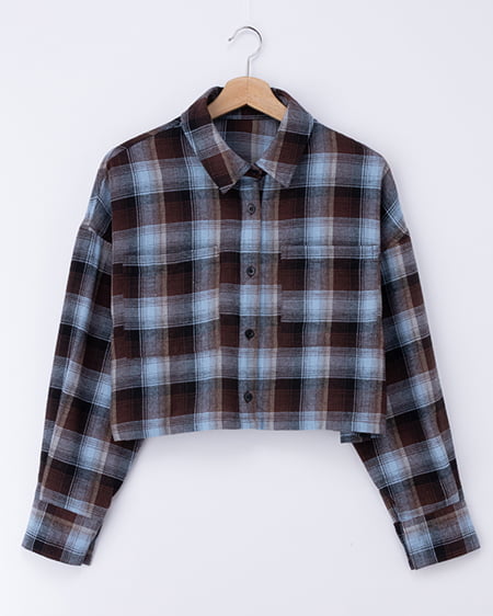 【WEB限定】チェックショートシャツ