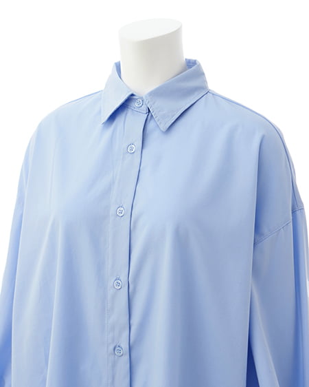 INGNI(イング) ストライプビッグシャツ サックス