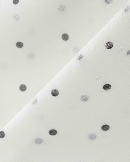 INGNI（イング） シアーオフショルリボンブラウス ｵﾌﾎﾜｲﾄ/ﾄﾞｯﾄ