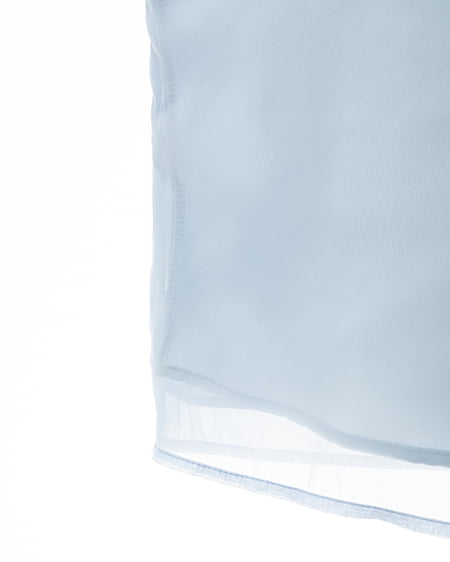 INGNI（イング） シアーオフショルリボンブラウス ｻｯｸｽ