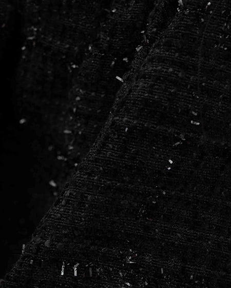 INGNI（イング） ツイードペプラムオフショルブラウス ｸﾛ