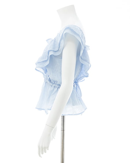 INGNI（イング） フリルペプラムブラウス ｻｯｸｽ