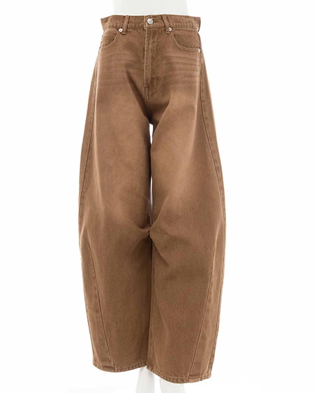 【11／18までの限定価格】【S～Mサイズ】デニムカーブパンツ