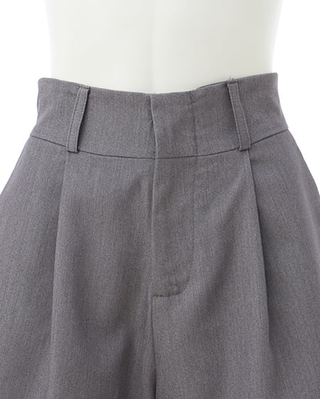 INGNI（イング） キュロットパンツ(セットアップ対応) ｸﾞﾚｰ