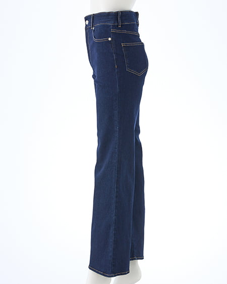 INGNI（イング） フレアデニムパンツ ｲﾝﾃﾞｨｺﾞ