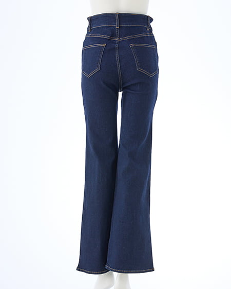 INGNI（イング） フレアデニムパンツ ｲﾝﾃﾞｨｺﾞ