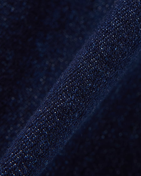 INGNI(イング) ポケット刺繍フレアデニムパンツ インディゴ