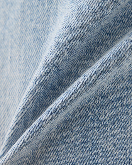 INGNI(イング) サイドレースアップ&センターシームフレアデニムパンツ デニム/ライトブルー