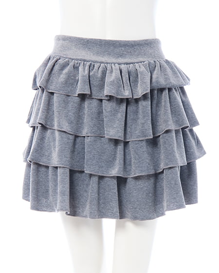 INGNI（イング） ベロアティアードスカパン(セットアップ対応) ｸﾞﾚｰ