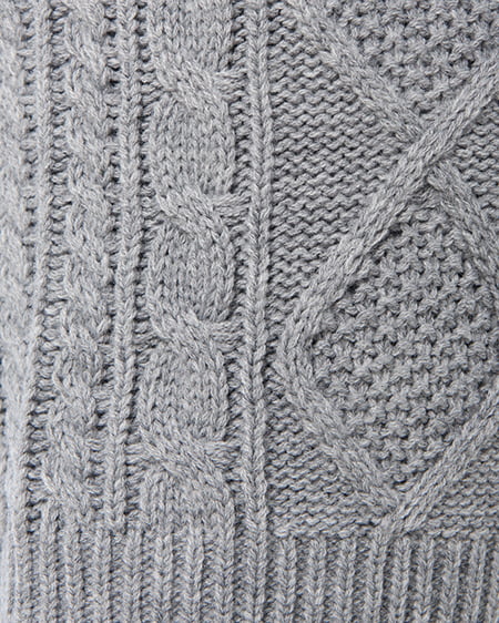 INGNI（イング） ケーブルニットショートパンツ ｸﾞﾚｰ