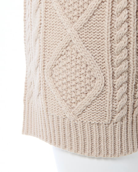 INGNI（イング） ケーブルニットショートパンツ ﾍﾞｰｼﾞｭ