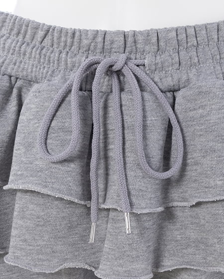 INGNI（イング） フリルスウェットパンツ ｸﾞﾚｰ