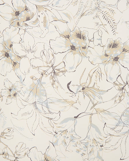 INGNI（イング） デコルテオープン花柄ワンピース ｱｲﾎﾞﾘｰ