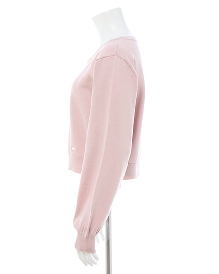 INGNI（イング） プレート付ニットカーディガン ﾋﾟﾝｸ