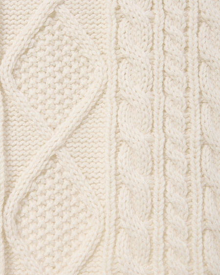 INGNI（イング） ケーブルビッグニットパーカー ｱｲﾎﾞﾘｰ