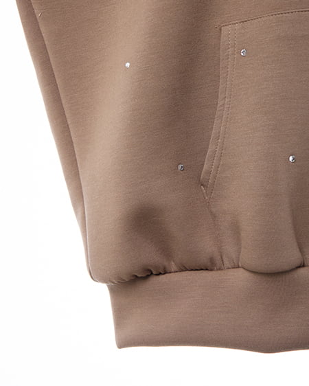 INGNI（イング） ビジュー付ダンボールジップパーカー ﾓｶ