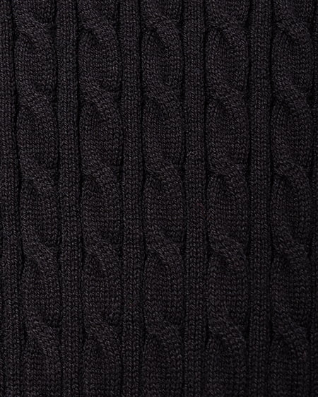 INGNI（イング） 金ボタンケーブルニットカーディガン ｸﾛ