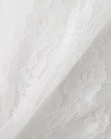 INGNI（イング） ダブルジップレースパーカー ｵﾌﾎﾜｲﾄ