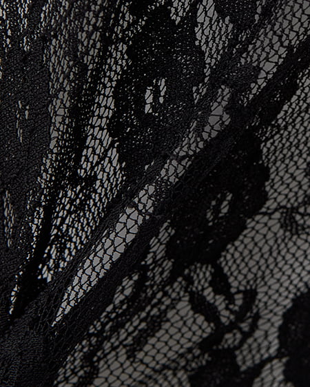 INGNI（イング） ダブルジップレースパーカー ｸﾛ