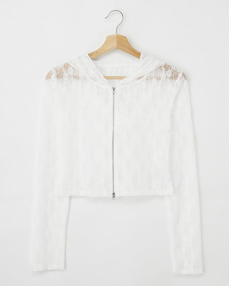 【WEB限定】ダブルジップレースパーカー