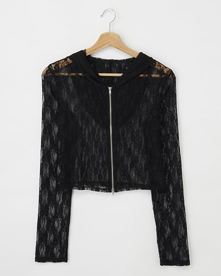 【WEB限定】ダブルジップレースパーカー