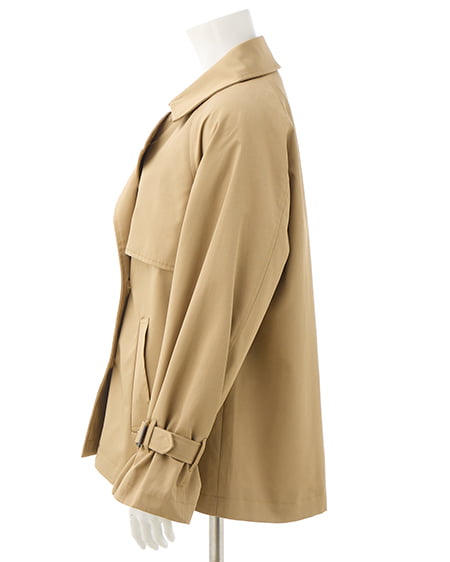 INGNI（イング） ミドル丈トレンチコート ﾍﾞｰｼﾞｭ