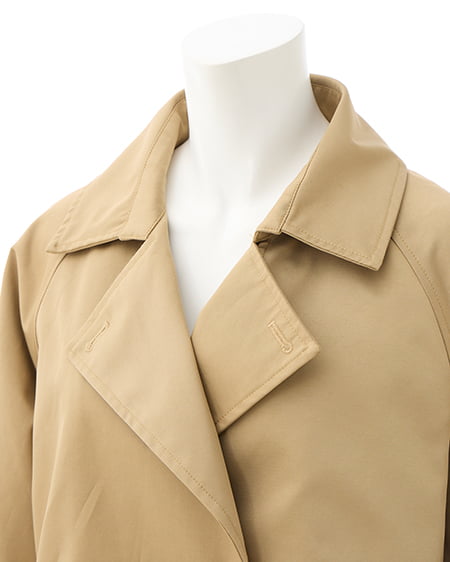 INGNI（イング） ミドル丈トレンチコート ﾍﾞｰｼﾞｭ