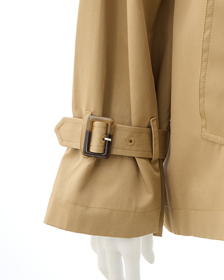 INGNI（イング） ミドル丈トレンチコート ﾍﾞｰｼﾞｭ