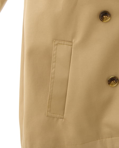 INGNI（イング） ミドル丈トレンチコート ﾍﾞｰｼﾞｭ