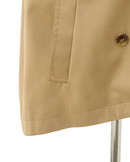 INGNI（イング） ミドル丈トレンチコート ﾍﾞｰｼﾞｭ