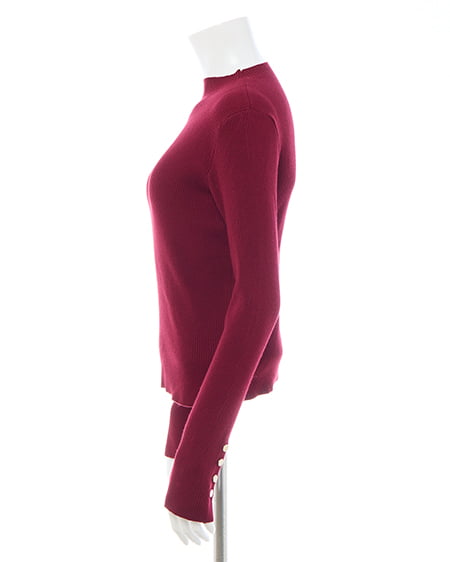 INGNI（イング） ボトル袖金ボタンニット ﾎﾞﾙﾄﾞｰ