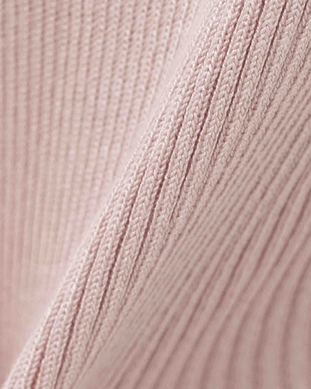 INGNI(イング) ブローチ付オフショルニット ピンク