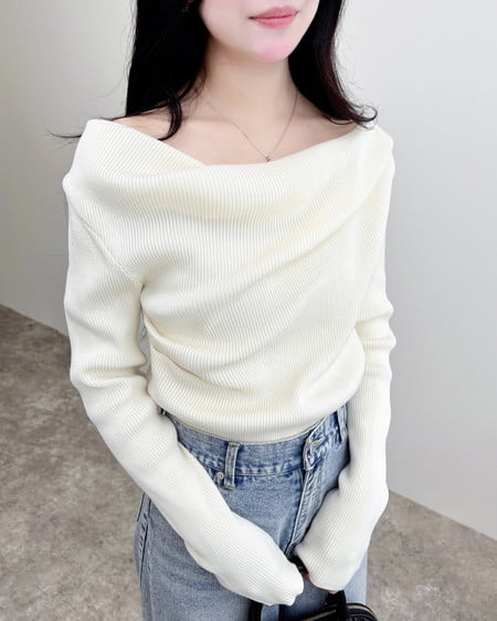 【新作早割】【WEB限定】ドレープニット