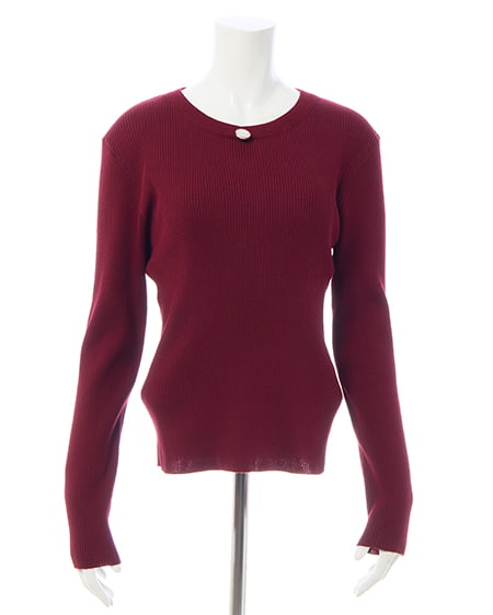 INGNI（イング） 襟付ボウタイニット ﾎﾞﾙﾄﾞｰ