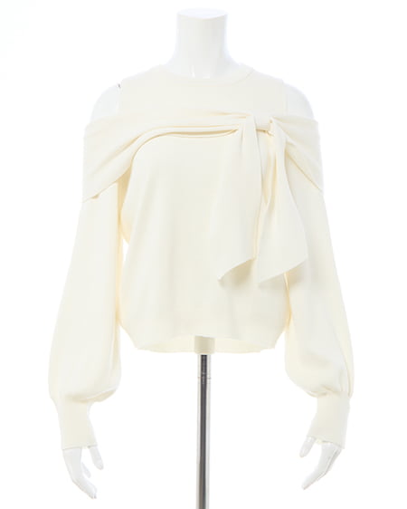 INGNI（イング） 肩開きリボンニット ｱｲﾎﾞﾘｰ