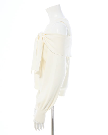 INGNI（イング） 肩開きリボンニット ｱｲﾎﾞﾘｰ