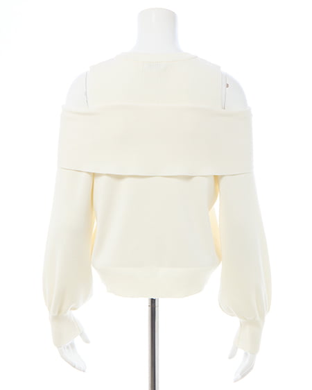 INGNI（イング） 肩開きリボンニット ｱｲﾎﾞﾘｰ