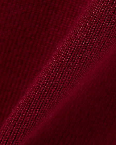 INGNI(イング) 肩開きリボンニット ボルドー