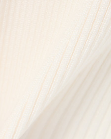 INGNI(イング) フロントギャザーニット オフホワイト